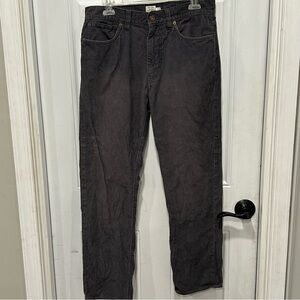 J. Crew Men's Corduroy Pants in Dark Gray